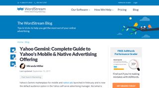 Yahoo Gemini: Complete Guide to Yahoo's Mobile & Native ...