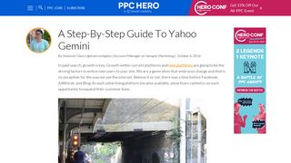 A Step-By-Step Guide To Yahoo Gemini | PPC Hero