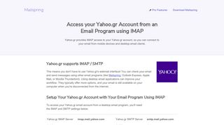 How to access your Yahoo.gr email account using IMAP - Mailspring