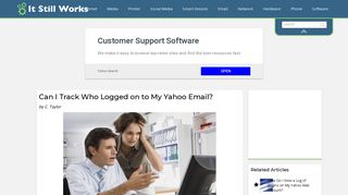 Can I Track Who Logged on to My Yahoo Email? | It Still Works