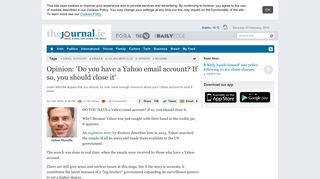 Opinion: 'Do you have a Yahoo email account? If so ... - TheJournal.ie