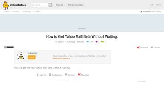 How to Get Yahoo Mail Beta Without Waiting.: 4 Steps