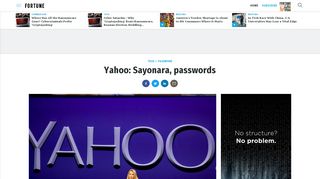Yahoo Mail Replaces Login Passwords With Account Key Service ...