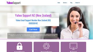 Yahoo Support Number New Zealand NZ 099509142