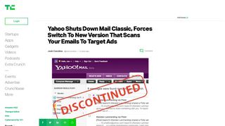 Yahoo Shuts Down Mail Classic, Forces Switch To New Version That ...