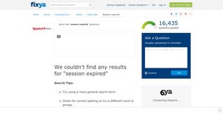 Yahoo Mail Session expired - Questions (with Pictures) - Fixya