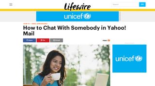 How to Chat With Somebody in Yahoo! Mail - Lifewire