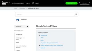 Thunderbird and Yahoo | Thunderbird Help - Mozilla Support