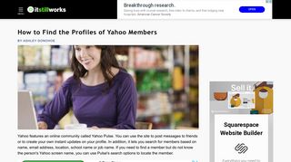 How to Find the Profiles of Yahoo Members | It Still Works