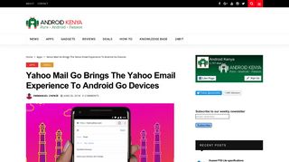 Yahoo Mail Go brings the Yahoo email experience ... - Android Kenya