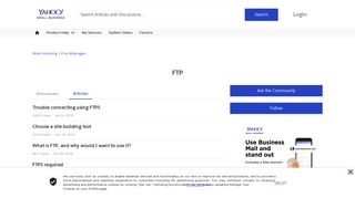 FTP - Yahoo Small Business Community