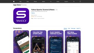 Yahoo Sports: Scores & News on the App Store - iTunes - Apple
