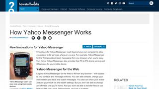 New Innovations for Yahoo Messenger | HowStuffWorks