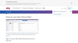 How to use Sky Yahoo Mail | Sky Help | Sky.com