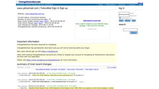 Change Log: www.yahoomail.com | YahooMail Sign in Sign up