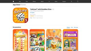 New Yahtzee® with Buddies Dice on the App Store - iTunes - Apple