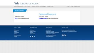 Application Management - Yale School of Music