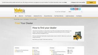 Find Your Dealer - Yale Forklifts