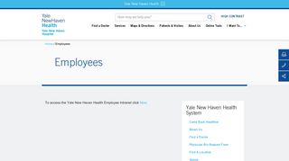 Yale New Haven Health | Employees