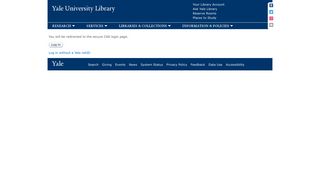 login - Yale University Library