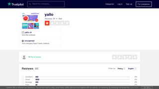 yallo Reviews | Read Customer Service Reviews of yallo.ch - Trustpilot