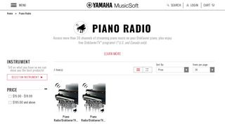Piano Radio | YamahaMusicSoft.com