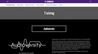 Training Seminars | Training & Support | Yamaha