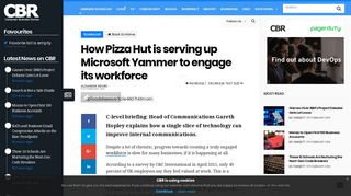 How Pizza Hut is serving up Microsoft Yammer to engage its workforce ...