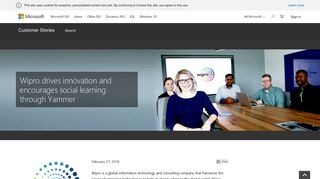 Wipro drives innovation and encourages social learning through ...