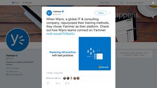 Yammer on Twitter: 