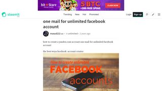 how to create a yandex.com account one mail for unlimited facebook ...
