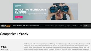 Yandy Company Profile | E-Commerce | Digital Commerce 360 ...
