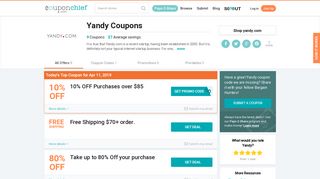 Yandy Coupons - Save 10% w/ Feb. 2019 Promo & Coupon Codes