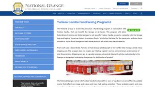 Yankee Candle Fundraising Program2 – National Grange of The ...
