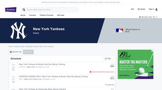 New York Yankees tickets at StubHub!