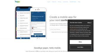 Yapp: Mobile Apps for Events, Conferences and Meetings