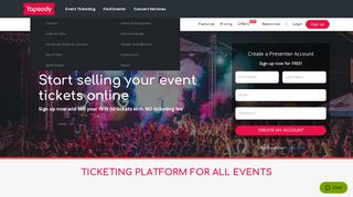 Yapsody: Sell Event Tickets Online | Ticketing System Online