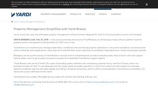 Property Management Simplified with Yardi Breeze