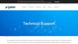 Technical Support | Yardi Systems Inc.