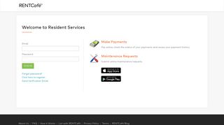 RENTCafé Resident Login » Pay Rent Online & Submit Maintenance ...