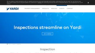 Inspection | Yardi Systems Inc.