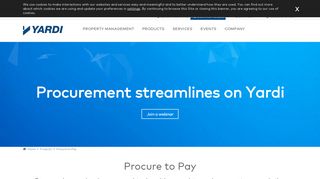 Spend Management Software | Procure to Pay | Yardi