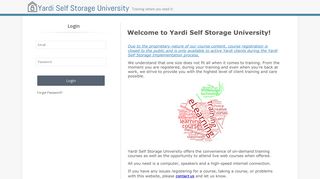 Yardi Self Storage University