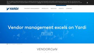 Vendor Management System | VENDORCafe | Yardi