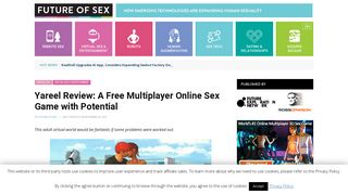 Yareel Review: A Free Multiplayer Online Sex Game with Potential ...