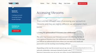 Accessing YArooms