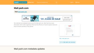 Mail Yash (Mail.yash.com) - Outlook Web App - Easycounter