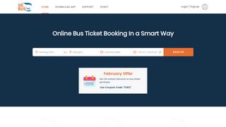 South India's popular Bus Ticket Booking Company, Volvo, AC and ...