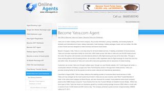 Become Yatra.com Agent