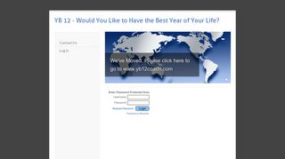 Members Login Page - YB 12 - Would You Like to Have the Best Year ...